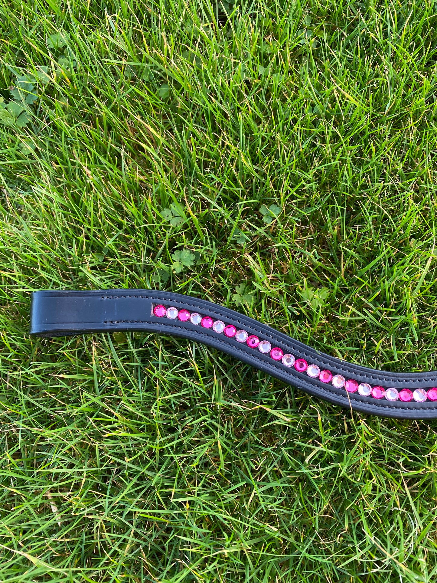 Custom Wavy Diamond Browband