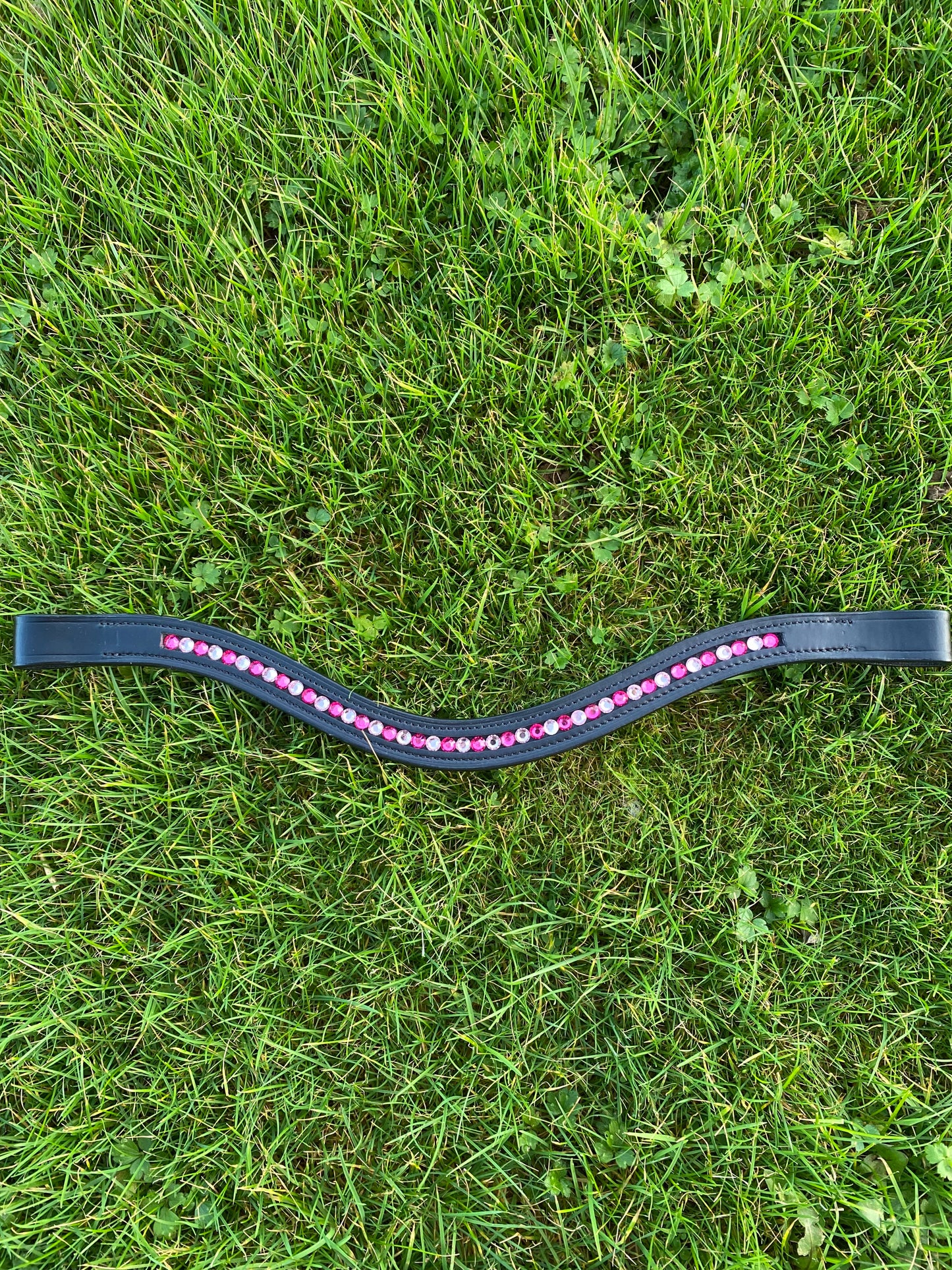 Custom Wavy Diamond Browband