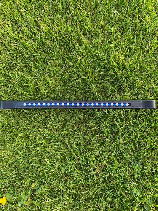 Custom Straight Diamond Browband